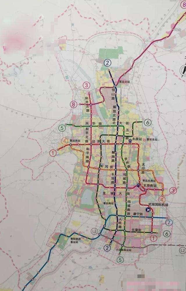 太原市地铁最新规划图，构建现代化都市交通网络
