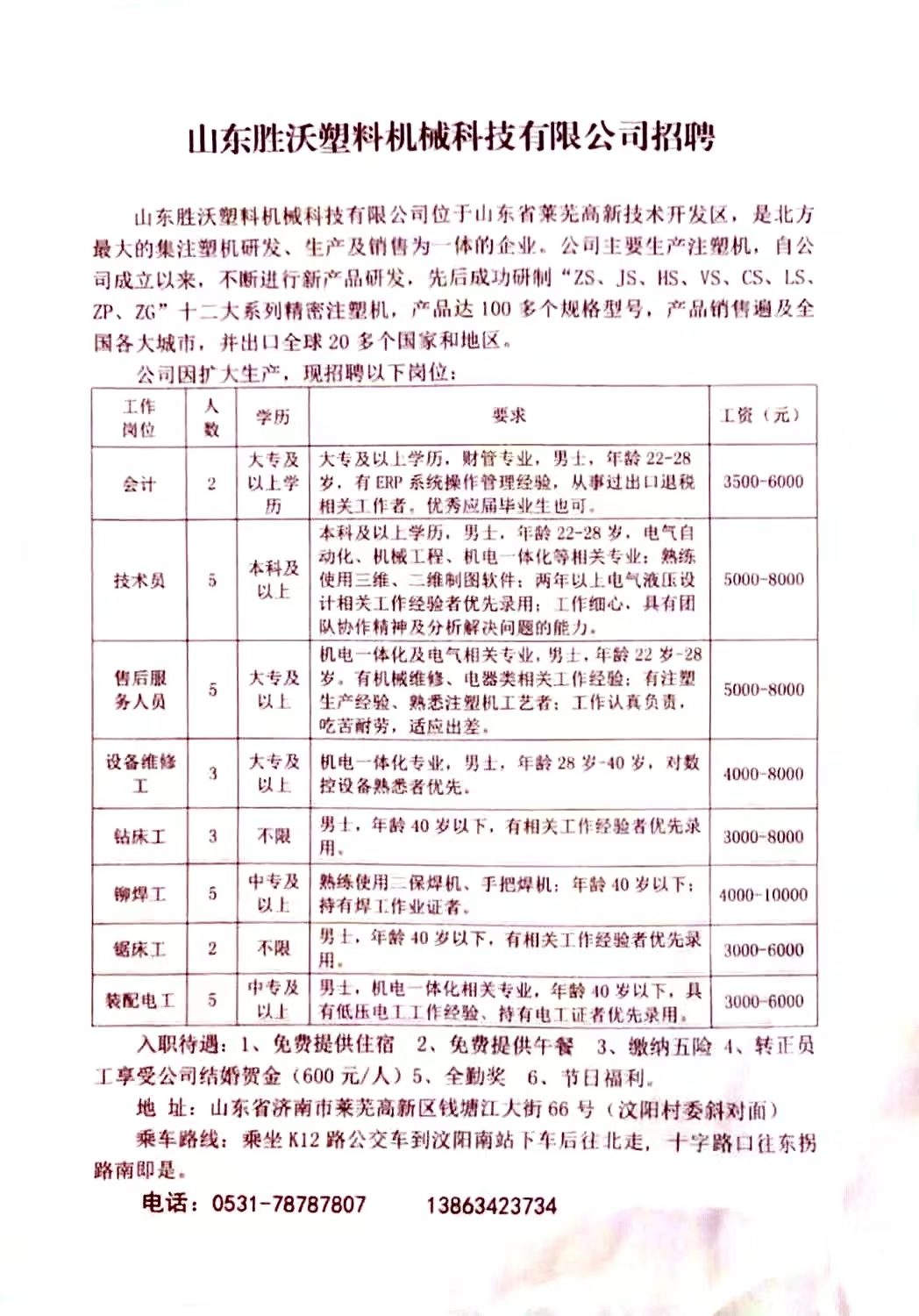 邹平长山杰锋最新招工信息及其相关分析