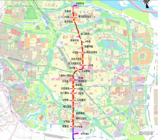 郑州地铁7号线最新线路图详解