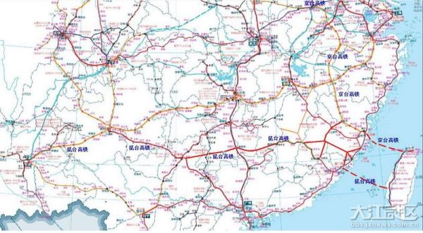 昆台高铁最新走向图及其影响