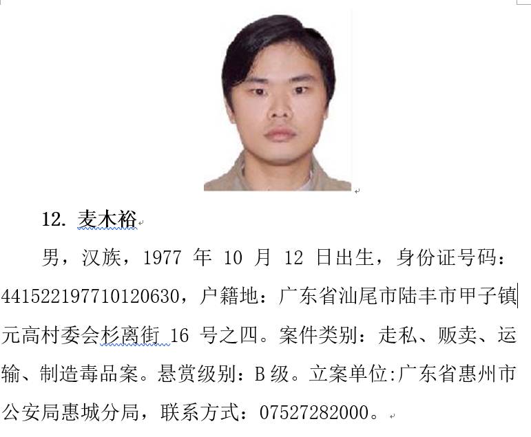 广州最新逃通缉犯名单及其社会影响