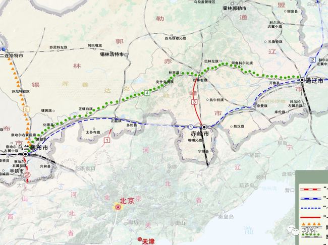 赤峰高铁最新规划图，打造区域交通枢纽的新篇章