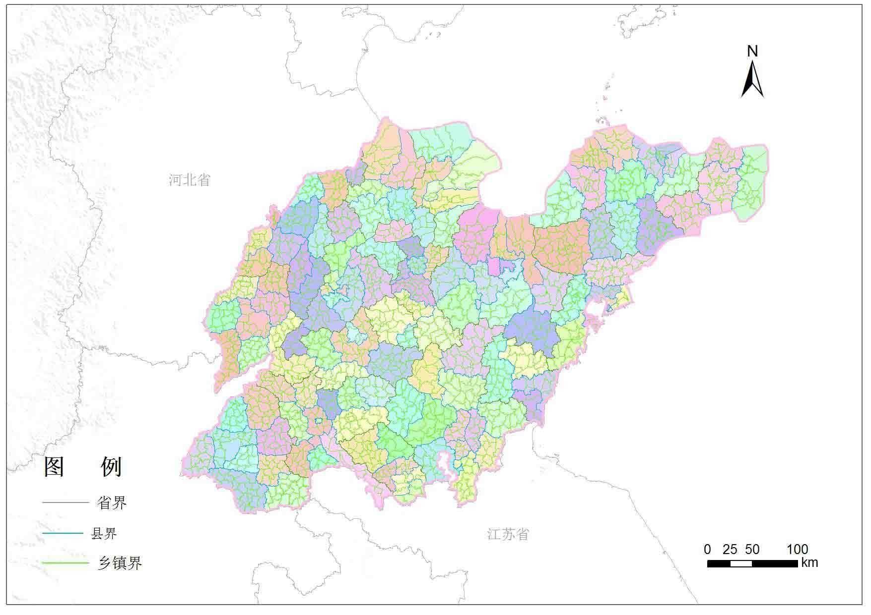 最新山东省区域划分及其影响