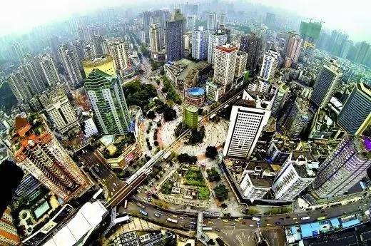 重庆华岩新城最新航拍，城市新貌的璀璨画卷